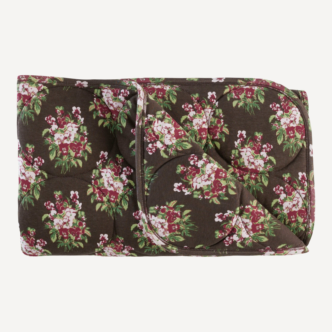 classic circle quilt | pink pansey | organic cotton interlock