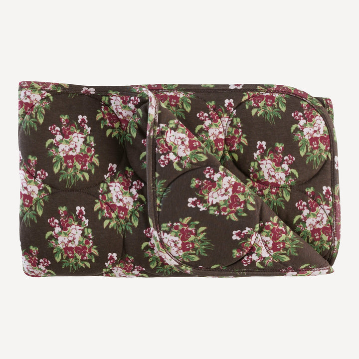 classic circle quilt | pink pansey | organic cotton interlock