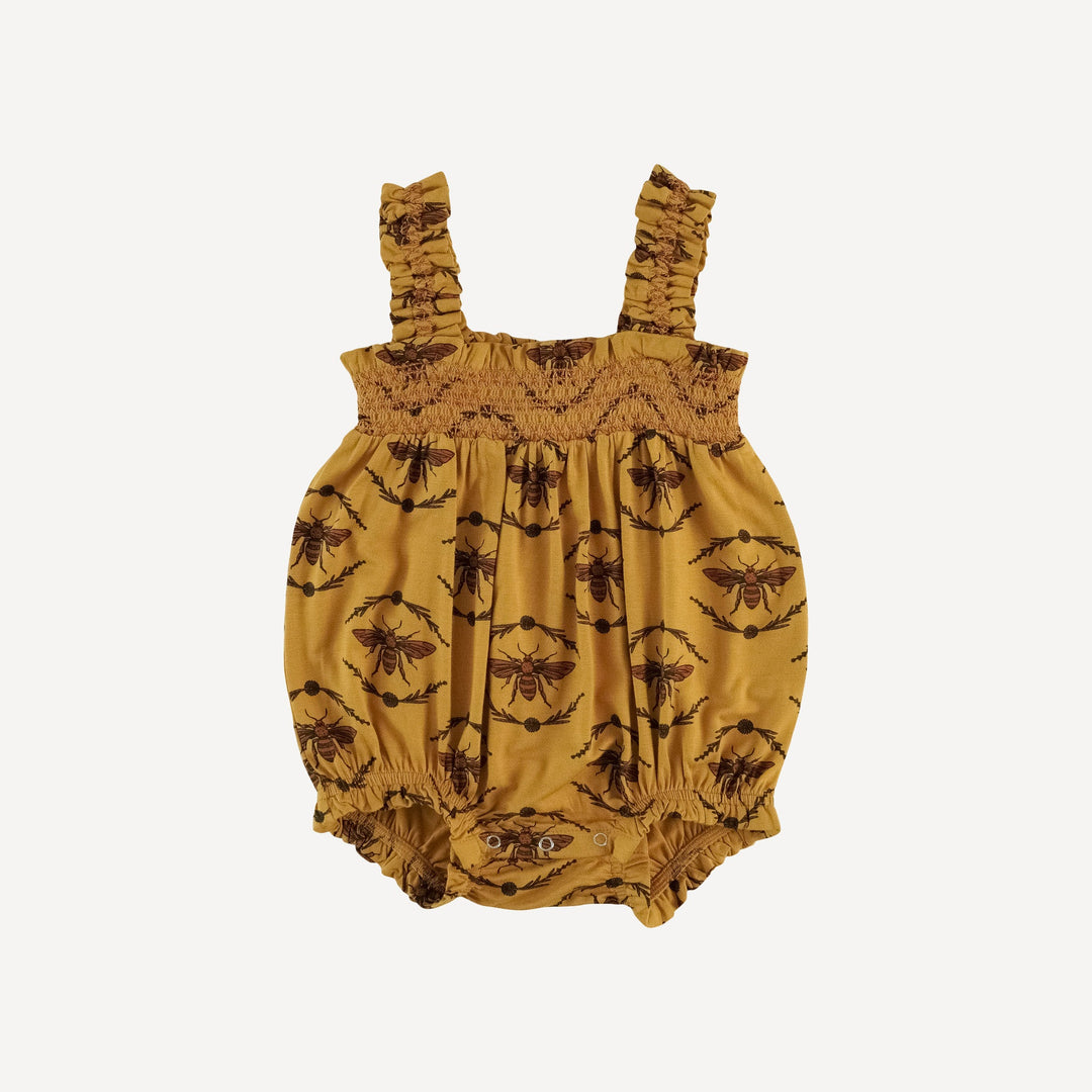 winnie tank bubble | golden floral bee | bamboo