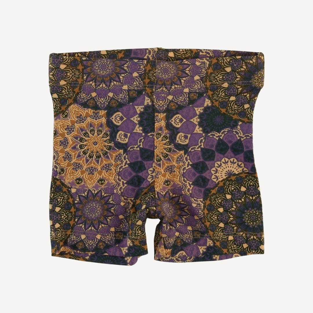 spaghetti tie prairie top + short set | purple mandala | bamboo