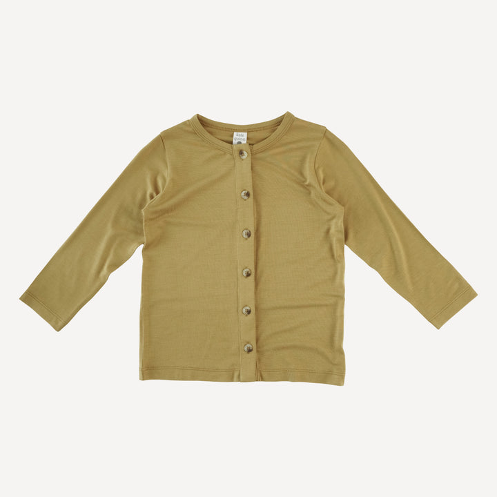 long sleeve cardigan | fennel | bamboo