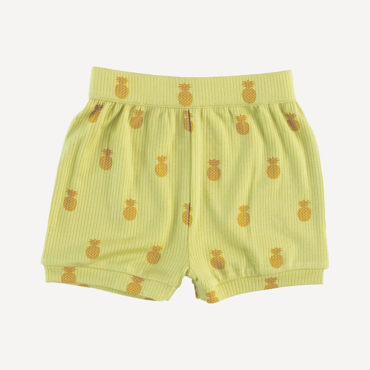 jamie short set | tiny pineapple | modal skinny rib