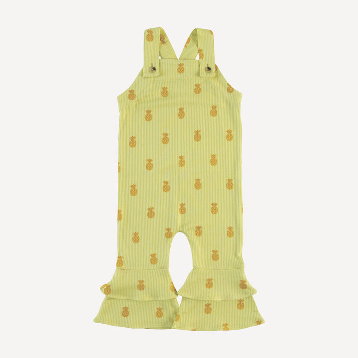 anne jumpsuit | tiny pineapple | modal skinny rib