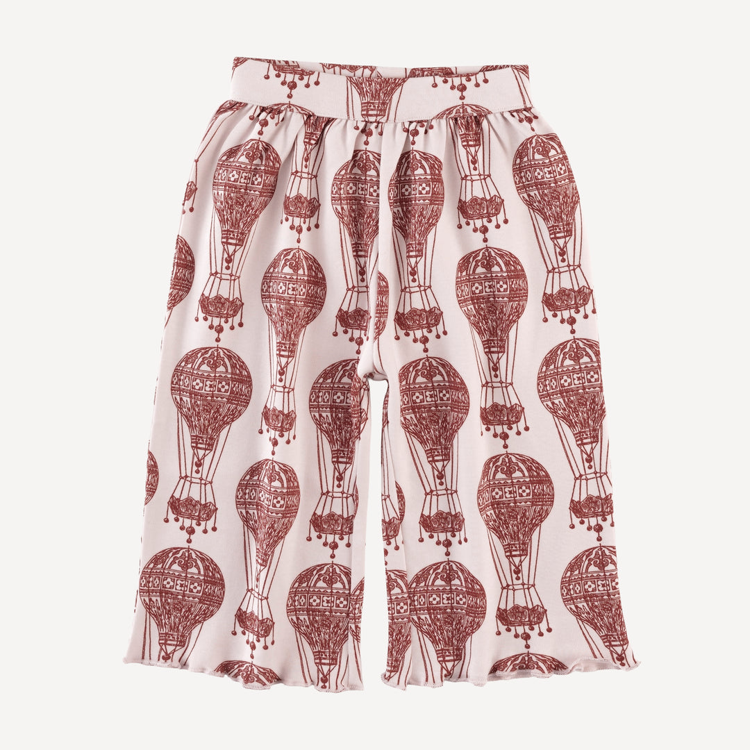 long sleeve jade set | hot air balloon | organic cotton interlock