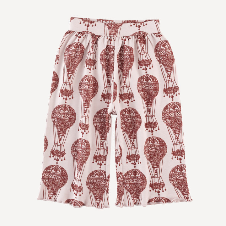 long sleeve jade set | hot air balloon | organic cotton interlock