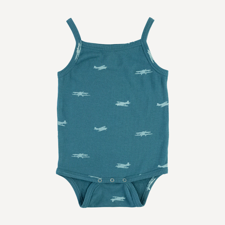 tank bodysuit | tiny planes | modal skinny rib