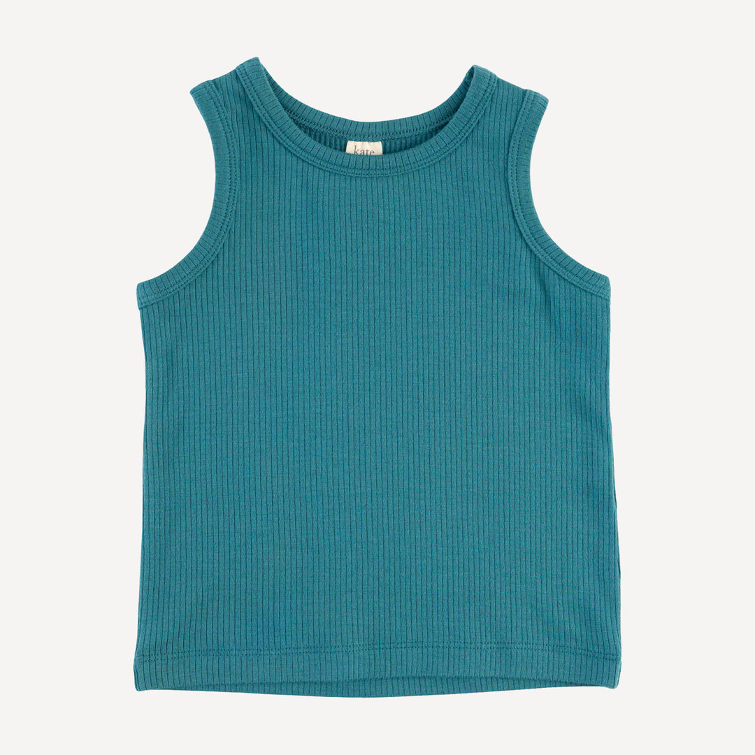 skinny tank | teal | modal skinny rib
