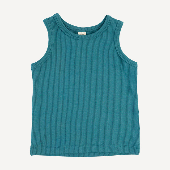 skinny tank | teal | modal skinny rib