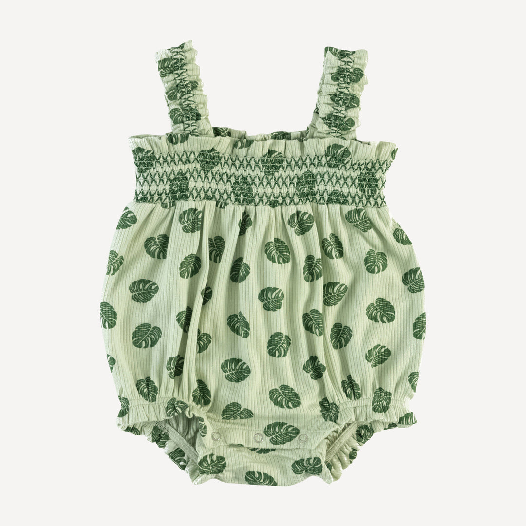 winnie tank bubble | tiny monstera | modal skinny rib