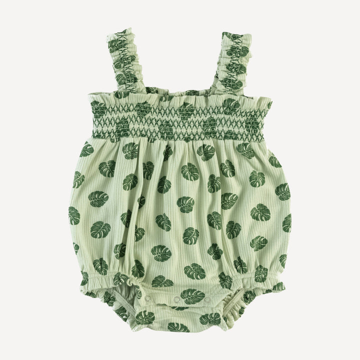winnie tank bubble | tiny monstera | modal skinny rib