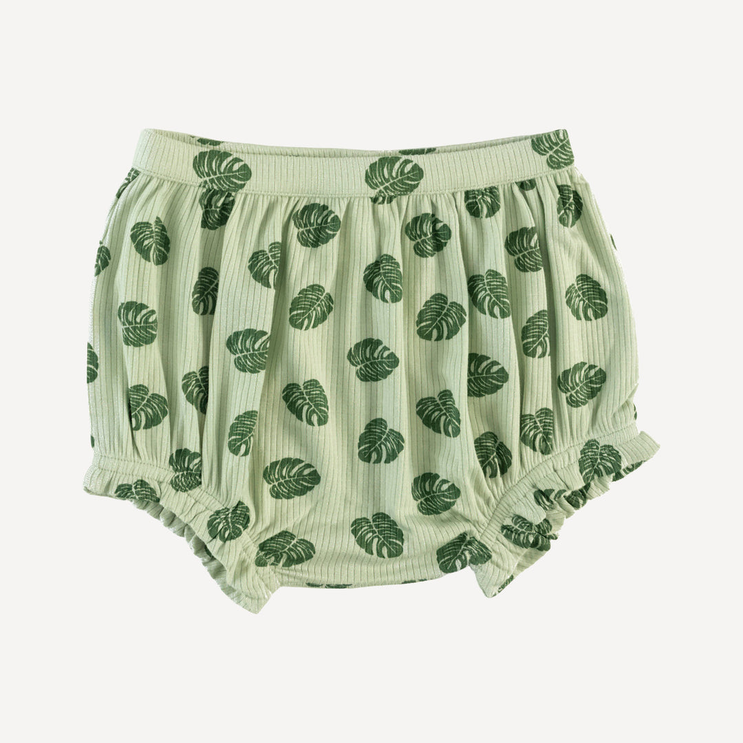 lettuce spaghetti tank + bloomer set | tiny monstera | modal skinny rib