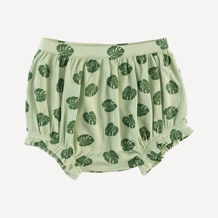 lettuce spaghetti tank + bloomer set | tiny monstera | modal skinny rib