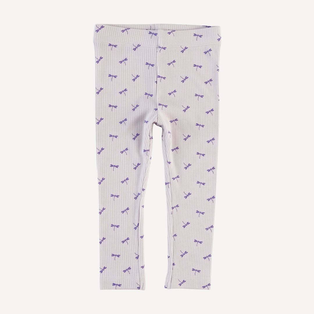 classic skinny legging | tiny dragonfly | modal skinny rib