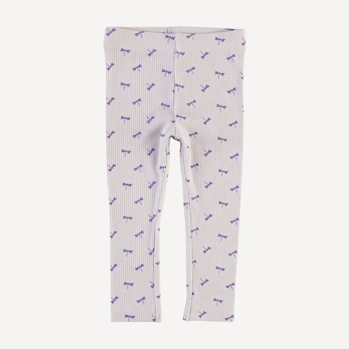 classic skinny legging | tiny dragonfly | modal skinny rib
