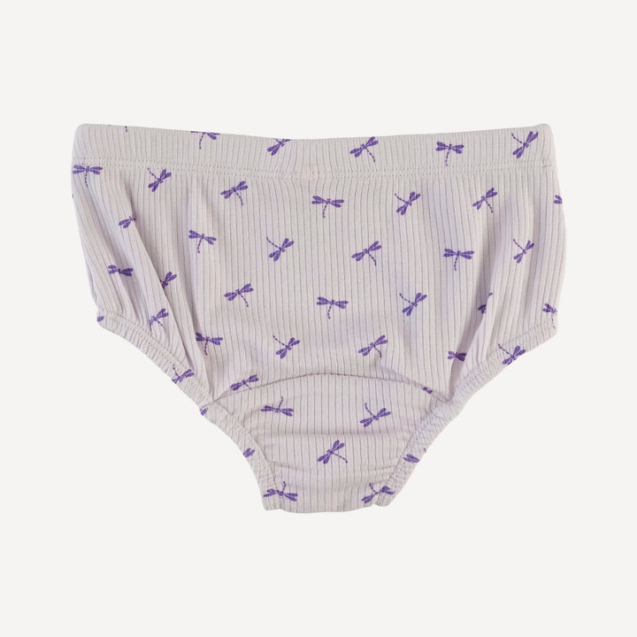 girls underwear | tiny dragonfly | modal skinny rib