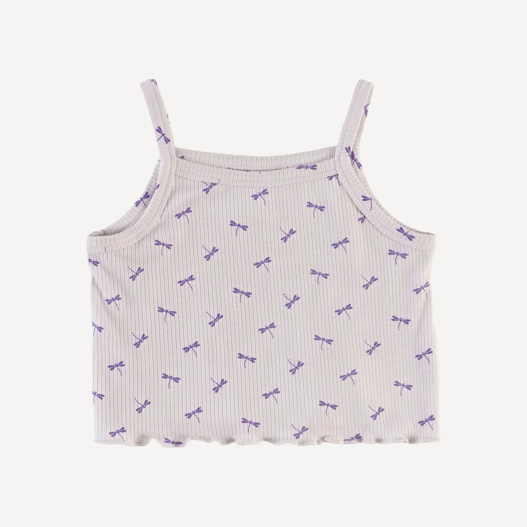 lettuce spaghetti tank + bloomer set | tiny dragonfly | modal skinny rib