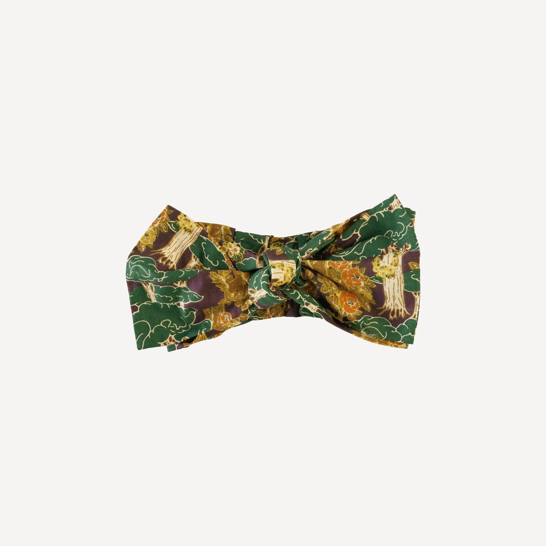 elastic bow headband | goldilocks woods | poplin