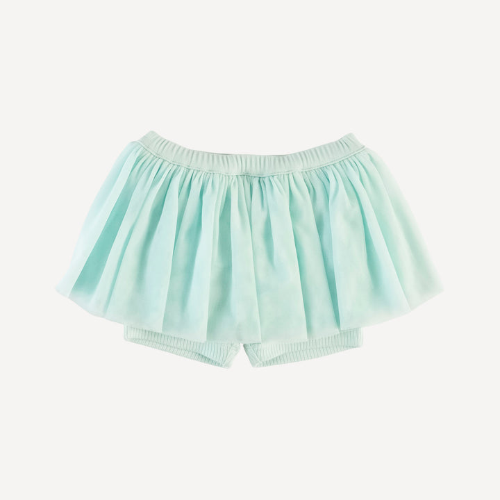 tulle ballerina tutu short | sea mist | modal skinny rib