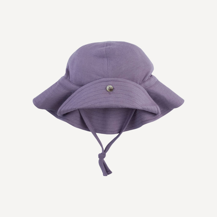 button sun hat | dusty plum | bamboo