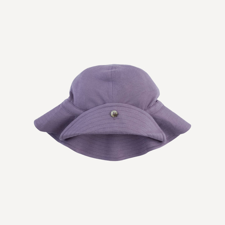 button sun hat | dusty plum | bamboo