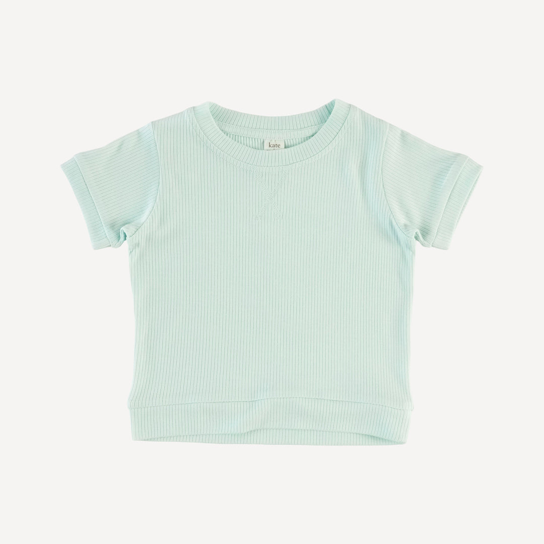 jamie short set | sea mist | modal skinny rib