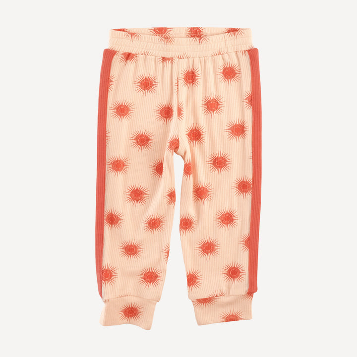 long sleeve football set | emberglow tiny sun | modal skinny rib