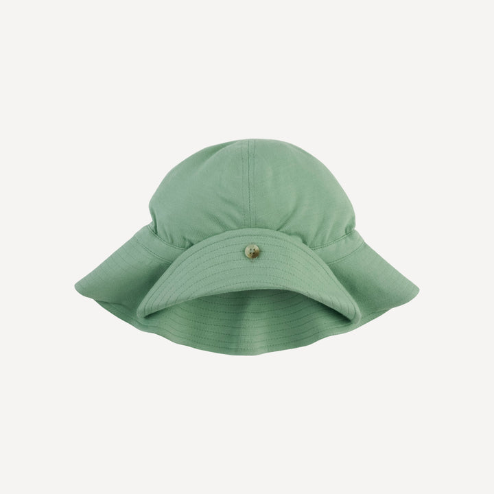 button sun hat | green sprig | bamboo