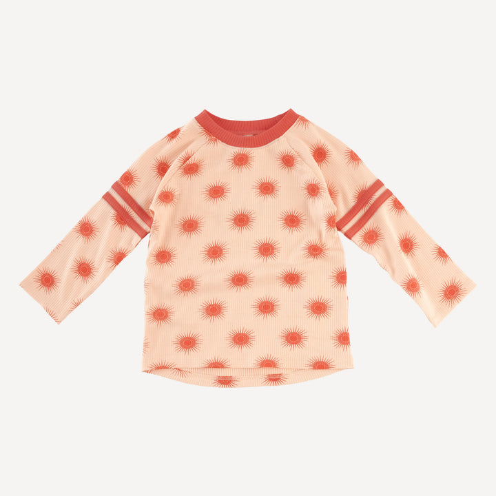 long sleeve football set | emberglow tiny sun | modal skinny rib