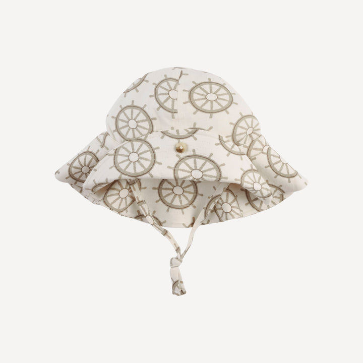 button sun hat | helm | bamboo