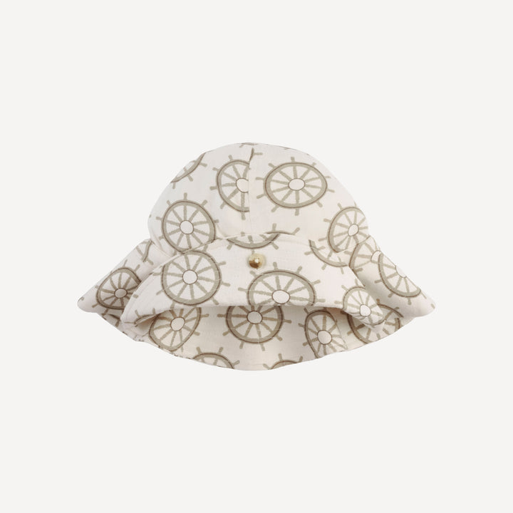 button sun hat | helm | bamboo