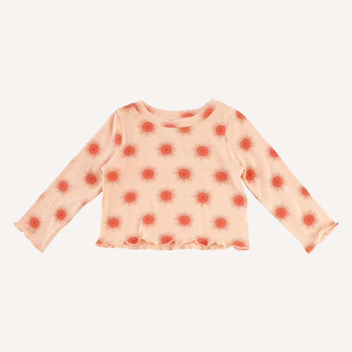 long sleeve jade set | emberglow tiny sun | modal skinny rib