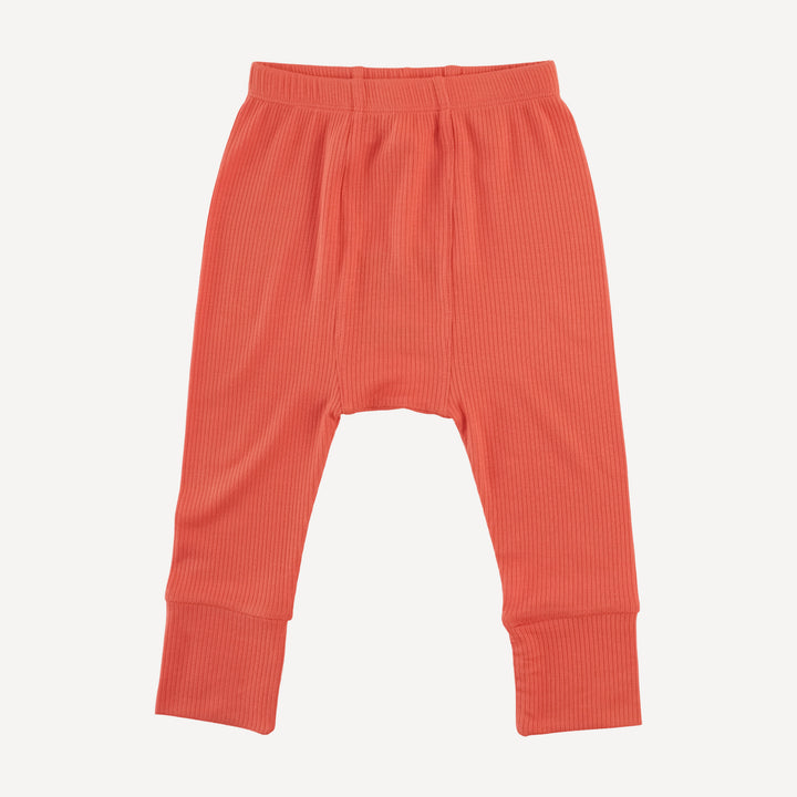 classic panda pant | emberglow | modal skinny rib