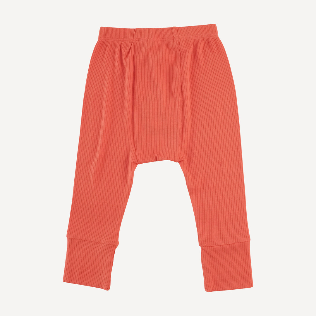 classic panda pant | emberglow | modal skinny rib