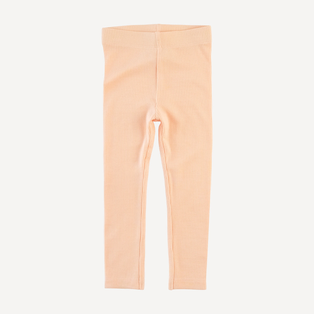 classic skinny leggings | peach | modal skinny rib