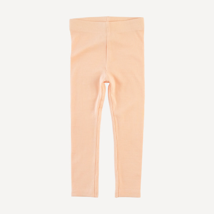 classic skinny leggings | peach | modal skinny rib