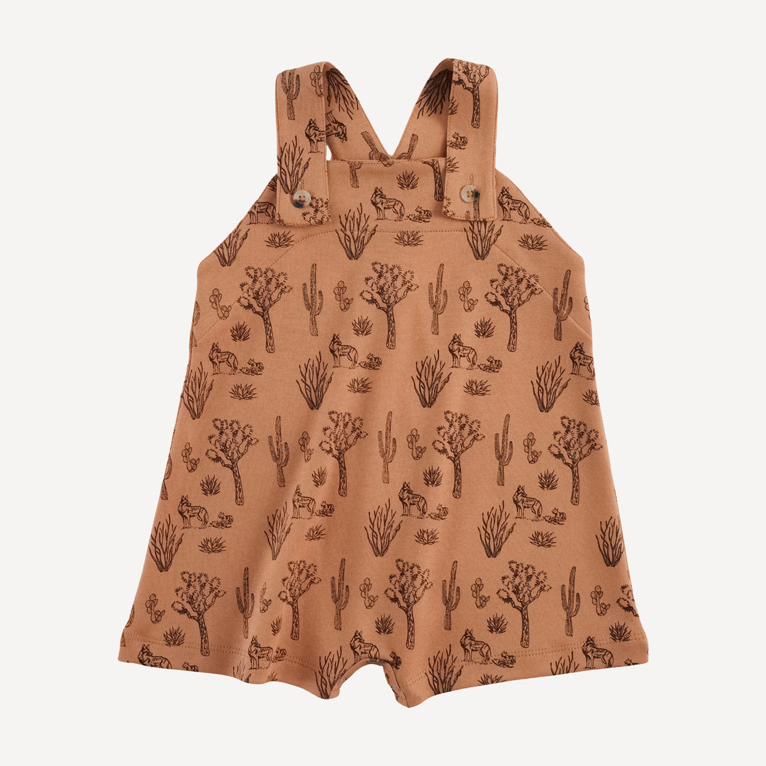 country shortie | neutral desert landscape | organic cotton interlock