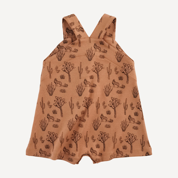 country shortie | neutral desert landscape | organic cotton interlock