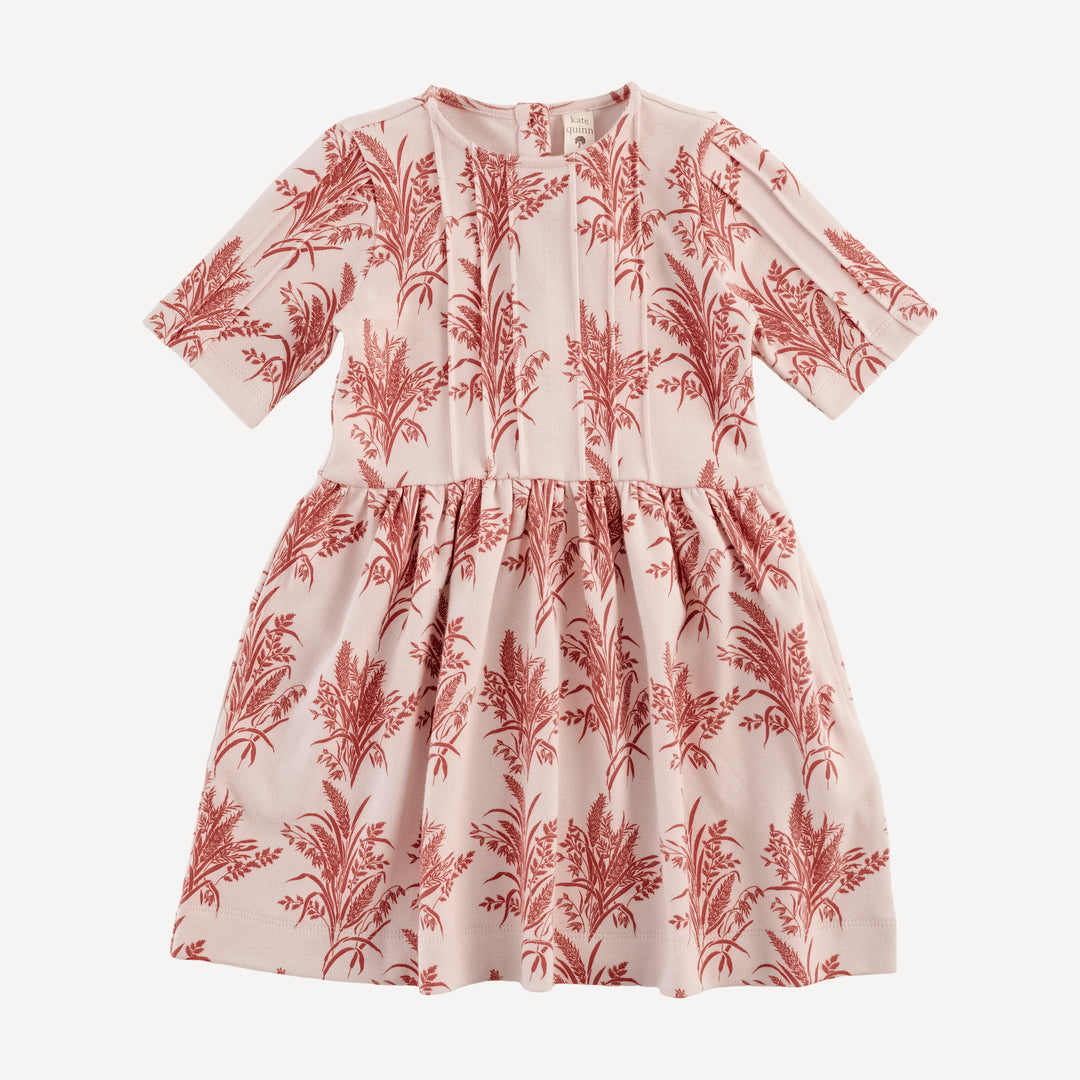 ruby dress | mango wheatgrass | organic cotton interlock
