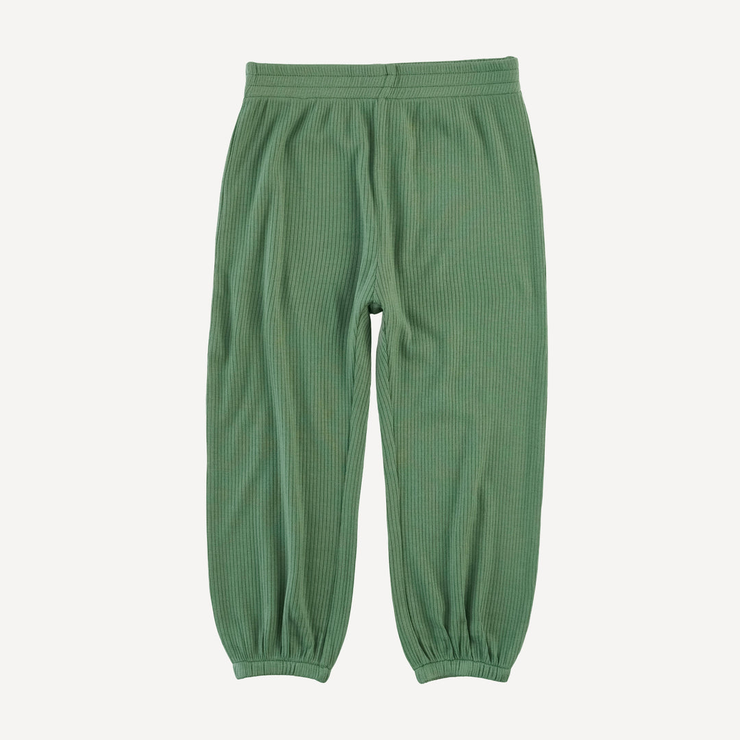 long sleeve relaxed jogger set | elm | modal skinny rib