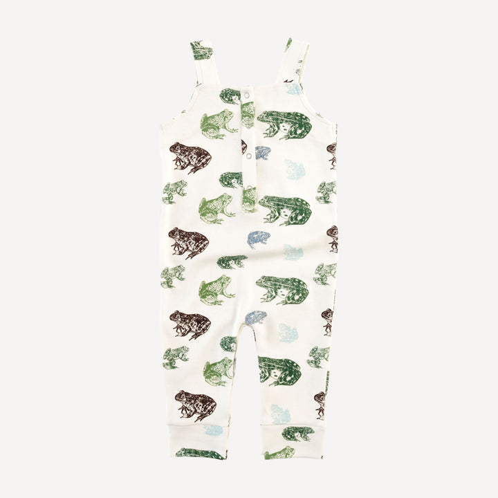 kanga pocket overall | cali frogs | organic cotton interlock