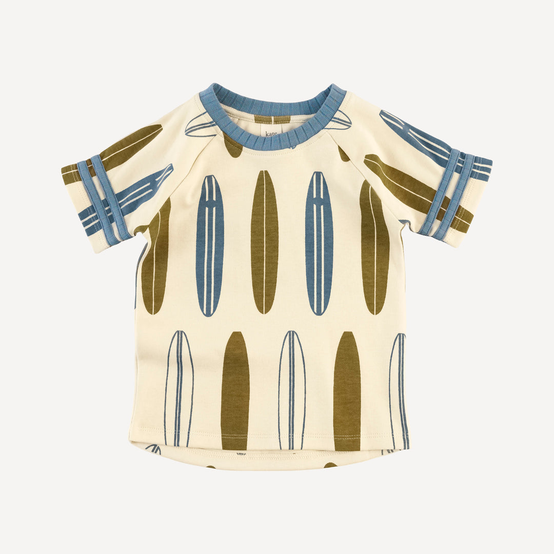 short sleeve football set | longboard | organic cotton interlock