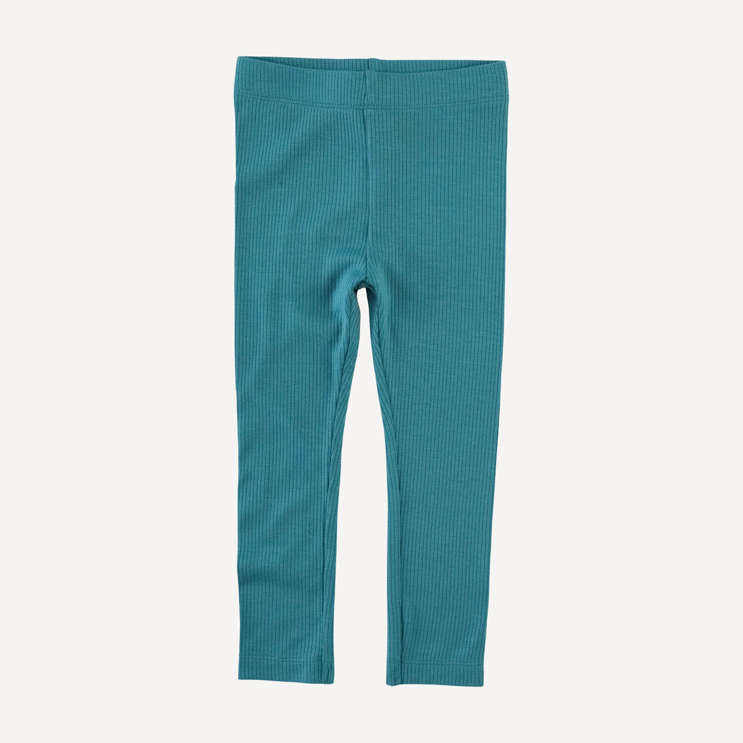 classic skinny leggings | teal | modal skinny rib