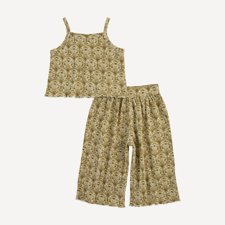 jade set | fennel deco arches | organic cotton interlock