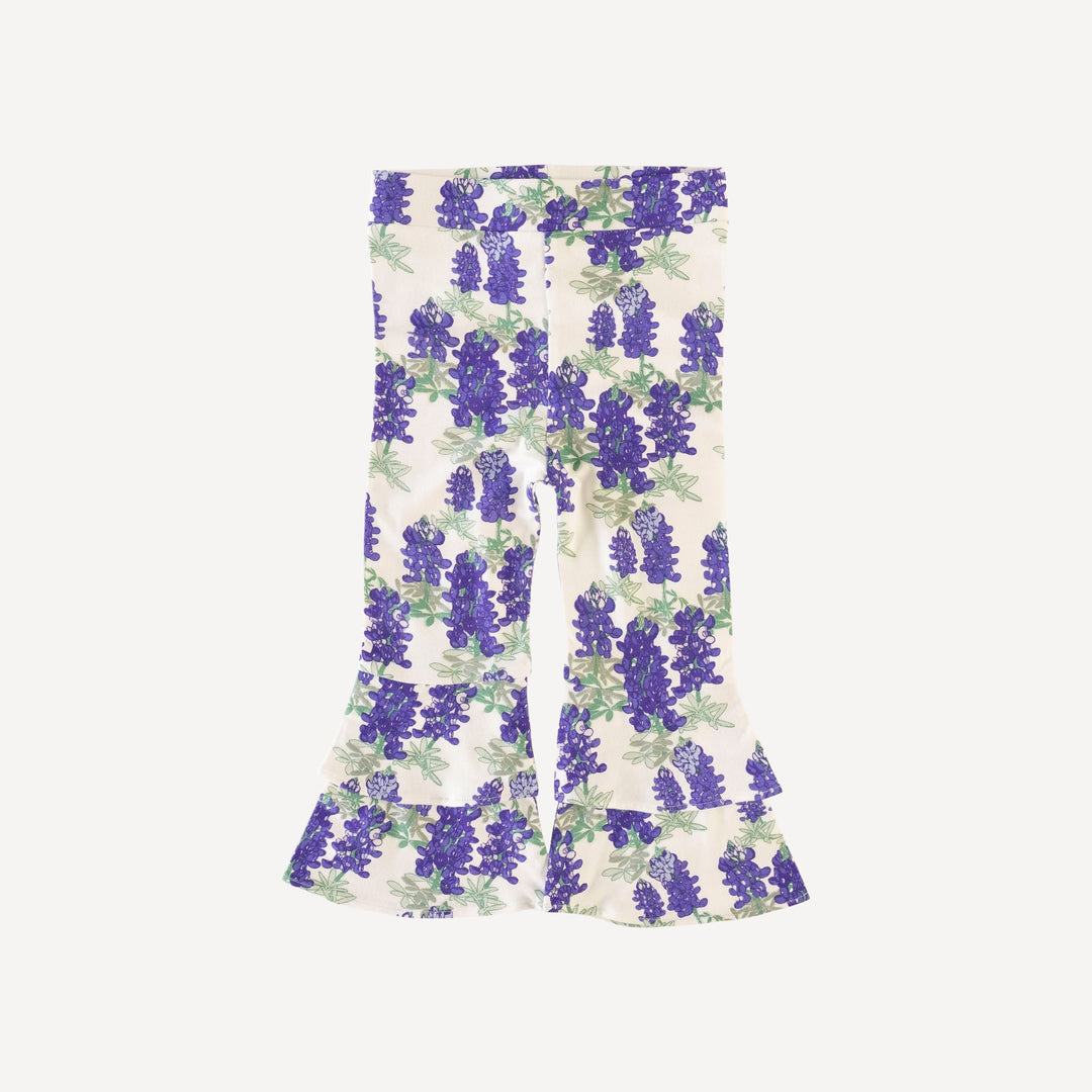 anne pant | blue bonnets | organic cotton jersey