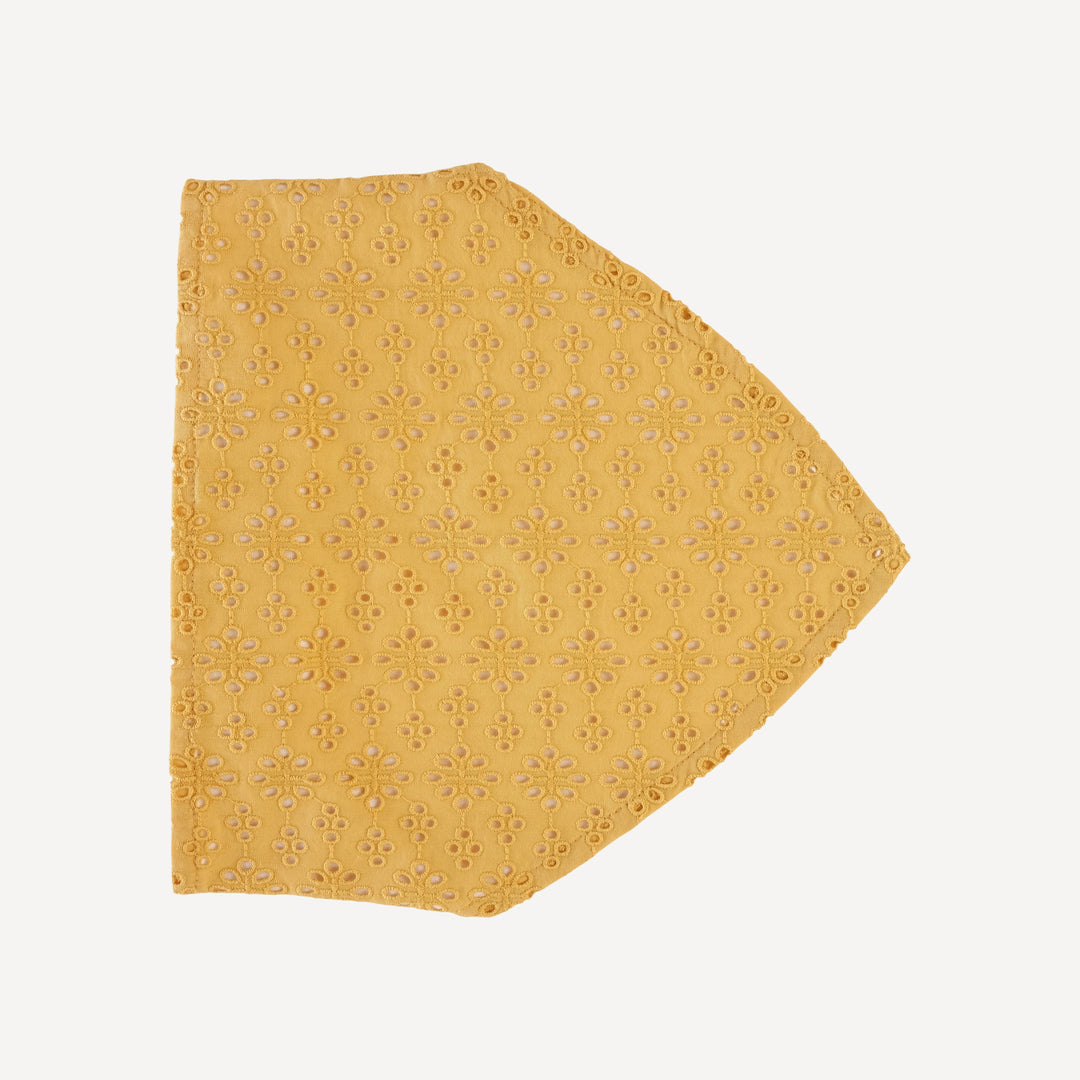 bandana headband | golden | organic cotton woven eyelet