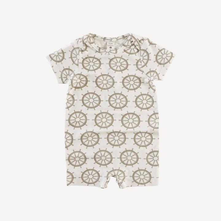 short sleeve lap neck shortie | helm | bamboo