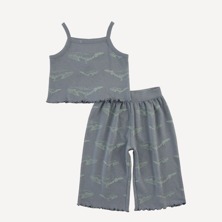 jade set | blue whale | organic cotton interlock
