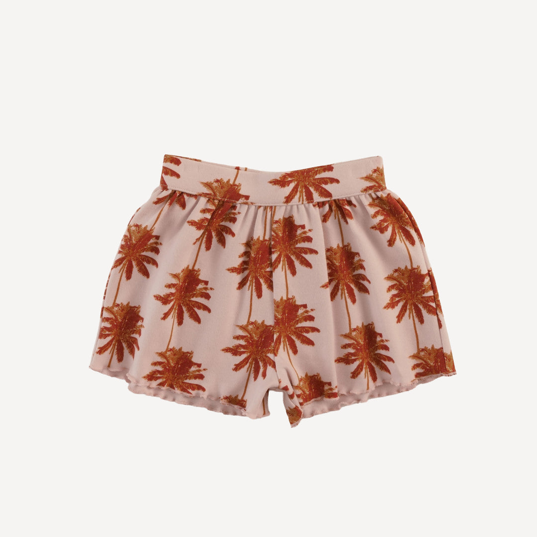 jade short set | mango palm | organic cotton interlock