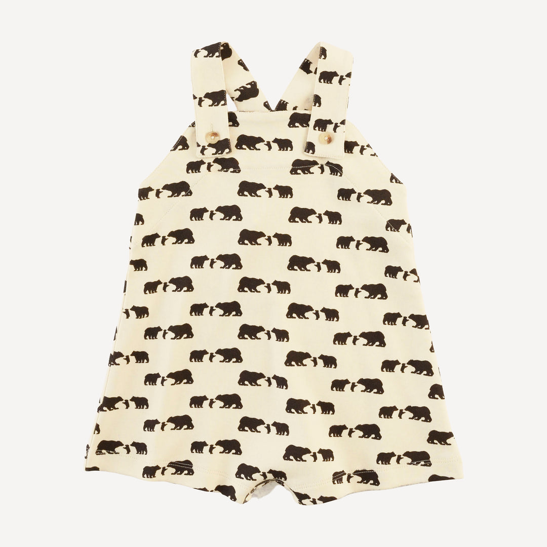 country shortie | bears | organic cotton interlock