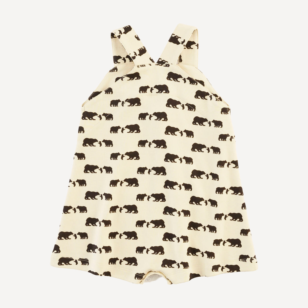 country shortie | bears | organic cotton interlock